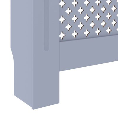 vidaXL MDF Radiator Cover Grey 78 cm