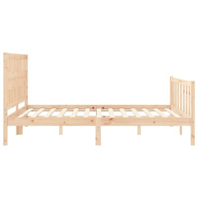 vidaXL Bed Frame without Mattress 160x200 cm Solid Wood Pine