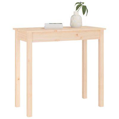 vidaXL Console Table 80x40x75 cm Solid Wood Pine