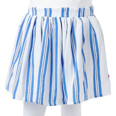 Kids' Skirt Cobalt Blue and White 128