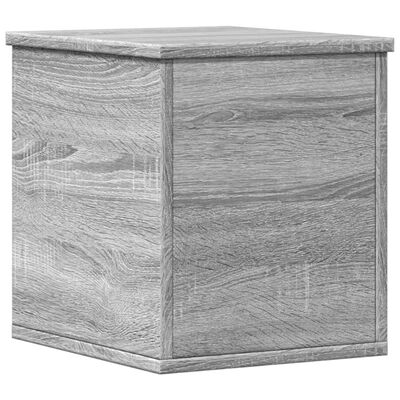 vidaXL Storage Box Grey Sonoma 30x35x35 cm Engineered Wood