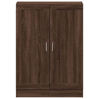 vidaXL Book Cabinet Brown Oak 82.5x30.5x115 cm Engineered Wood