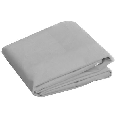 vidaXL Tarpaulin 260 g/m² 3x6 m Grey HDPE