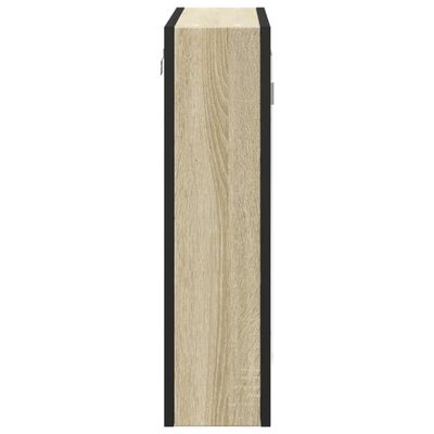 vidaXL Bathroom Mirror Cabinet Sonoma Oak 60x16x60 cm Engineered Wood