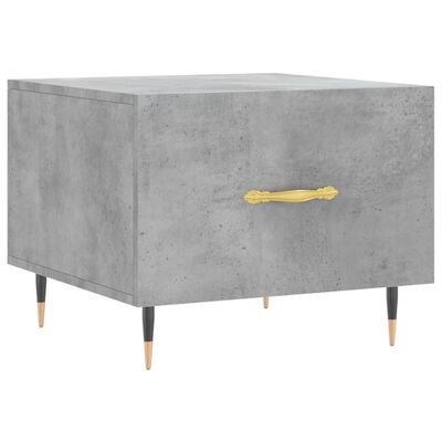 vidaXL Coffee Table Concrete Grey 50x50x40 cm Engineered Wood