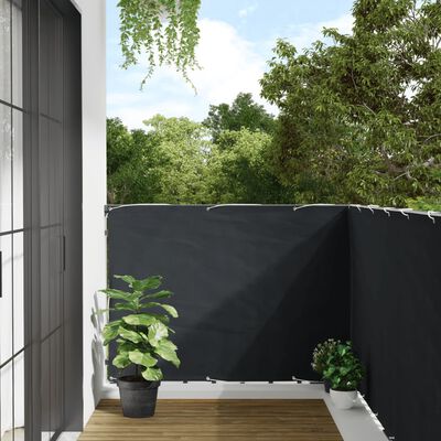 vidaXL Balcony Privacy Screen Anthracite 600x120 cm PVC