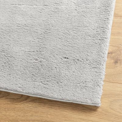 vidaXL Rug HUARTE Short Pile Soft and Washable Grey 200x200 cm