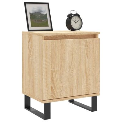 vidaXL Bedside Cabinets 2 pcs Sonoma Oak 40x30x50 cm Engineered Wood