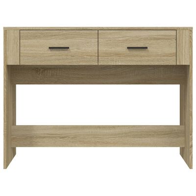 vidaXL Console Table Sonoma Oak 100x39x75 cm Engineered Wood