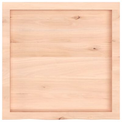 vidaXL Table Top 60x60x(2-6) cm Untreated Solid Wood Oak