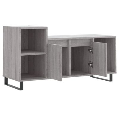 vidaXL TV Cabinet Grey Sonoma 100x35x55 cm Engineered Wood