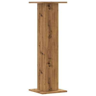 vidaXL Speaker Stands 2 pcs Artisian Oak 30x30x95 cm Engineered Wood