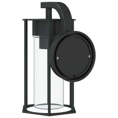 vidaXL Outdoor Wall Light Black Stainless Steel