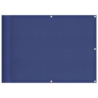 vidaXL Balcony Screen Blue 75x700 cm 100% Polyester Oxford