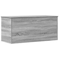 vidaXL Storage Box Grey Sonoma 100x42x46 cm Engineered Wood