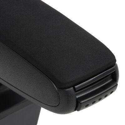 vidaXL Car Armrest Black 12x37x(31-48) cm ABS