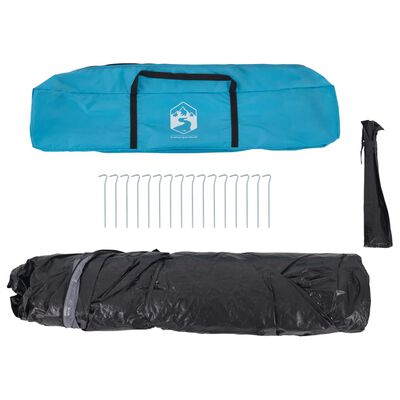 vidaXL Family Tent Cabin 7-Person Blue Quick Release