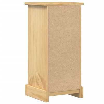 vidaXL Bedside Cabinet Corona 35x32.5x74 cm Solid Wood Pine