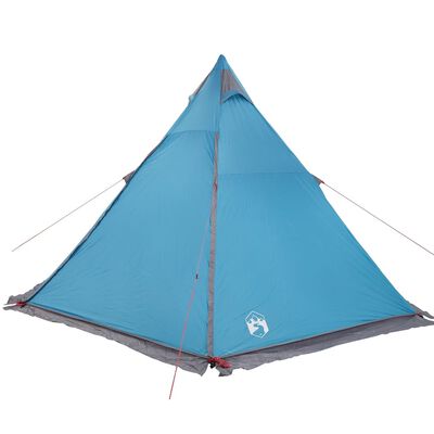 vidaXL Family Tent Tipi 6-Person Blue Waterproof