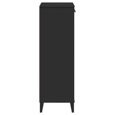 vidaXL Shoe Cabinet VIKEN Black Engineered Wood