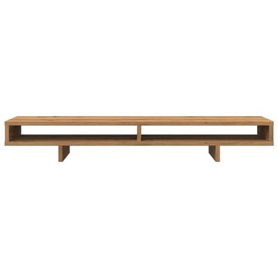 vidaXL Monitor Stand Artisian Oak 100x27x15 cm Engineered Wood