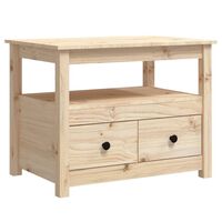 vidaXL Coffee Table 71x49x55 cm Solid Wood Pine