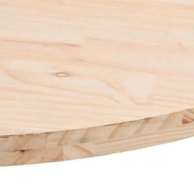 vidaXL Table Top 70x35x2.5 cm Solid Wood Pine Oval