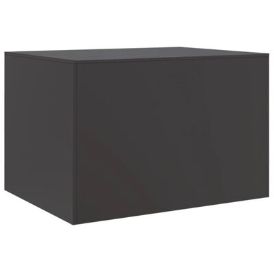 vidaXL Coffee Table Black 67x50x44 cm Steel