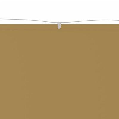 vidaXL Vertical Awning Beige 200x420 cm Oxford Fabric