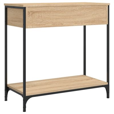 vidaXL Console Table Sonoma Oak 75x34.5x75 cm Engineered Wood