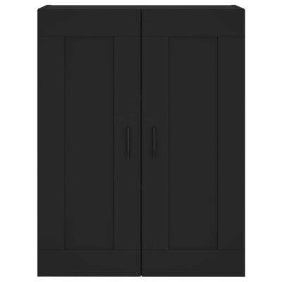 vidaXL Highboard Black 69.5x34x180 cm Engineered Wood