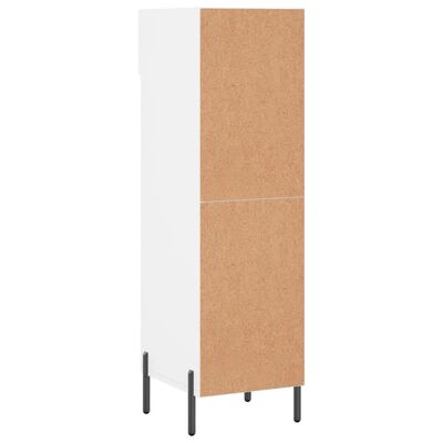 vidaXL Shoe Cabinet White 30x35x105 cm Engineered Wood