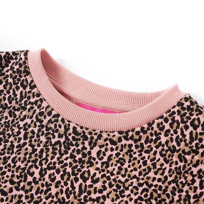 Kids' Sweatshirt Dress Medium Pink 140