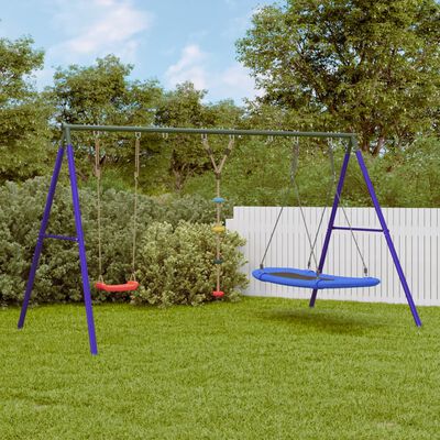 vidaXL Outdoor Swing Set with Swing, Disc Swing, Nest Swing