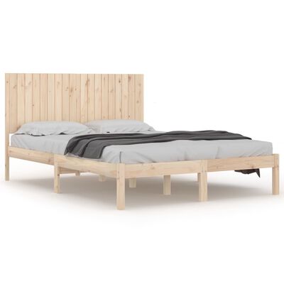 vidaXL Bed Frame without Mattress 180x200 cm Super King Solid Wood