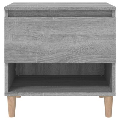 vidaXL Bedside Tables 2 pcs Grey Sonoma 50x46x50 Engineered Wood