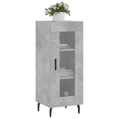 vidaXL Sideboard Concrete Grey 34.5x34x90 cm Engineered Wood