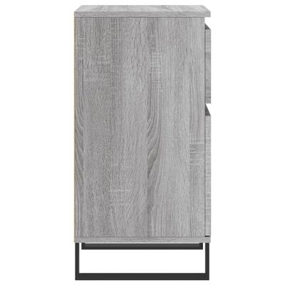 vidaXL Sideboard Grey Sonoma 40x35x70 cm Engineered Wood