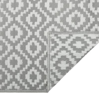 vidaXL Outdoor Carpet Grey 80x150 cm PP