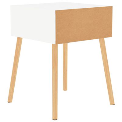 vidaXL Bedside Cabinets 2 pcs High Gloss White 40x40x56 cm Engineered Wood