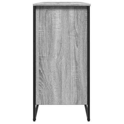 vidaXL Shoe Cabinet Grey Sonoma 80x38x78 cm Engineered Wood