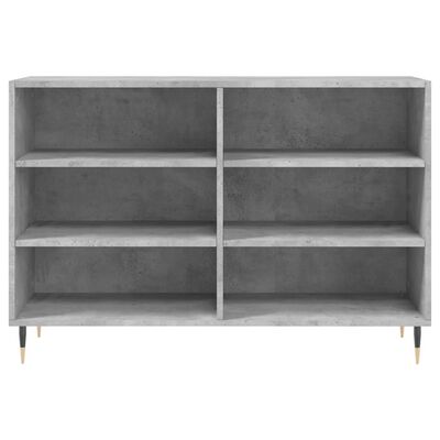 vidaXL Sideboard Concrete Grey 103.5x35x70 cm Engineered Wood