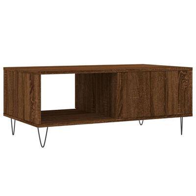 vidaXL Coffee Table Brown Oak 90x50x36.5 cm Engineered Wood