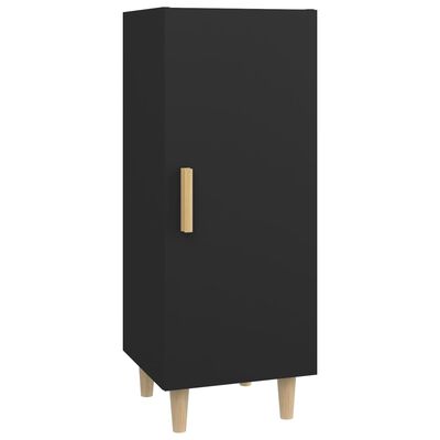 vidaXL Sideboard Black 34.5x34x90 cm Engineered Wood