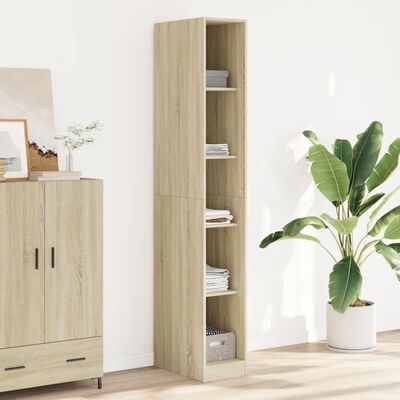 vidaXL Wardrobe Sonoma Oak 30x50x200 cm Engineered Wood