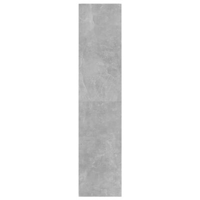 vidaXL Book Cabinet/Room Divider Concrete Grey 40x30x135 cm