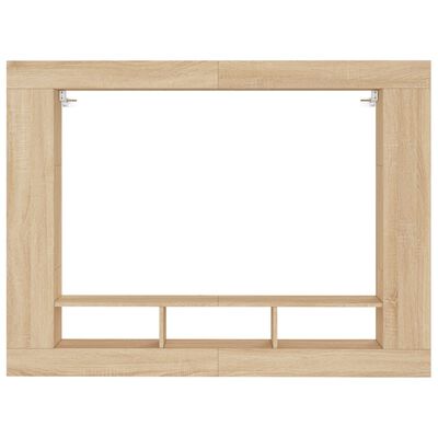 vidaXL TV Cabinet Sonoma Oak 152x22x113 cm Engineered Wood