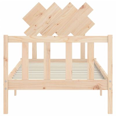 vidaXL Bed Frame without Mattress 90x200 cm Solid Wood Pine