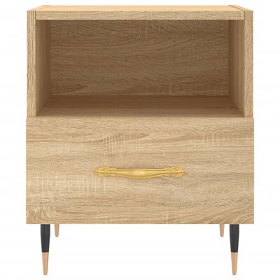 vidaXL Bedside Cabinets 2 pcs Sonoma Oak 40x35x47.5 cm Engineered Wood