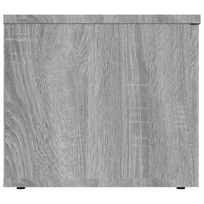 vidaXL TV Cabinet Grey Sonoma 80x34x30 cm Engineered Wood